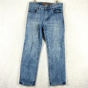 Shift Live Out Loud Torque Kevlar Reinforced Motorcycle Jeans Mens 34 Faded